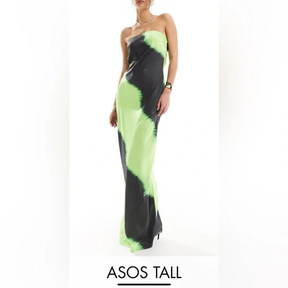 chinese dress ladies Rent ASOS DESIGN Tall Corset Maxi Dress With Soft Cowl Front In Stone